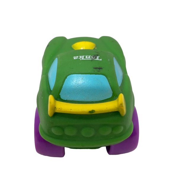 Hasbro Tonka Green Car Chuck And Friends Playskool 2005 Wheel Pals Mini Green Mu - Picture 2 of 3